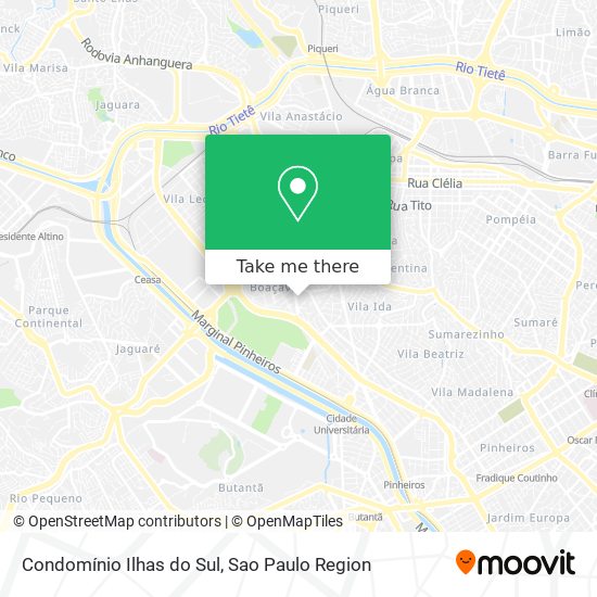 Condomínio Ilhas do Sul map