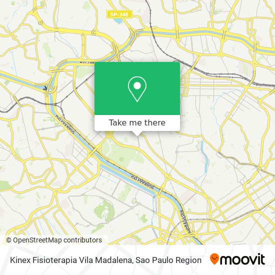 Kinex Fisioterapia Vila Madalena map