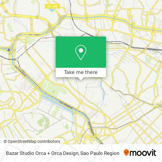 Mapa Bazar Studio Orca + Orca Design