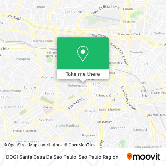 Mapa DOGI Santa Casa De Sao Paulo