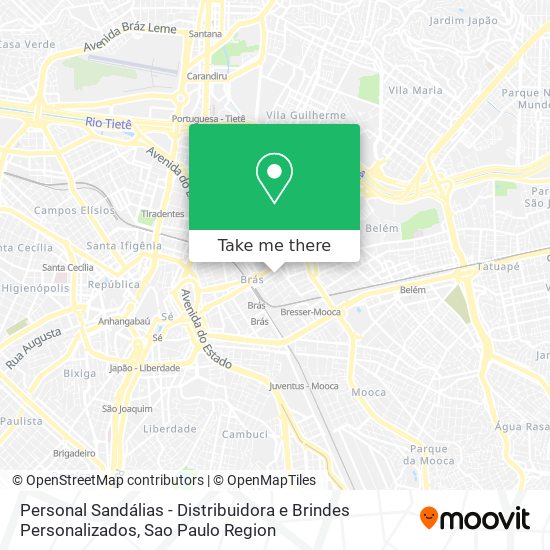 Personal Sandálias - Distribuidora e Brindes Personalizados map