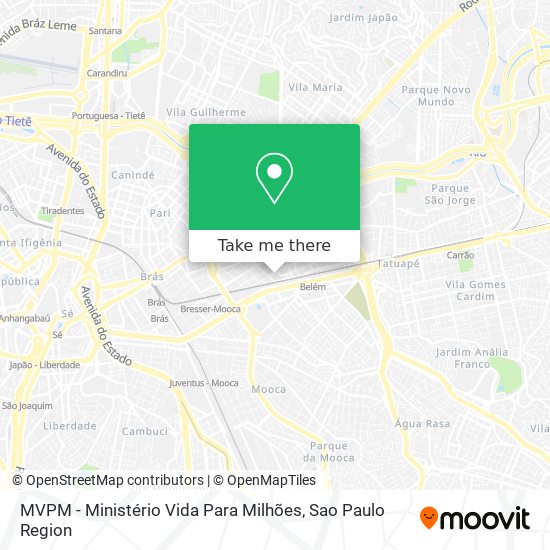 Mapa MVPM - Ministério Vida Para Milhões