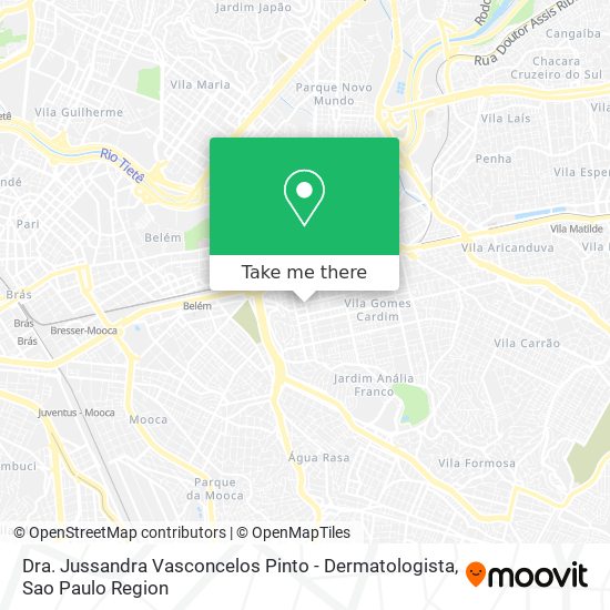 Dra. Jussandra Vasconcelos Pinto - Dermatologista map