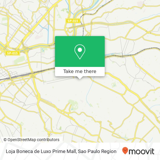 Loja Boneca de Luxo Prime Mall map
