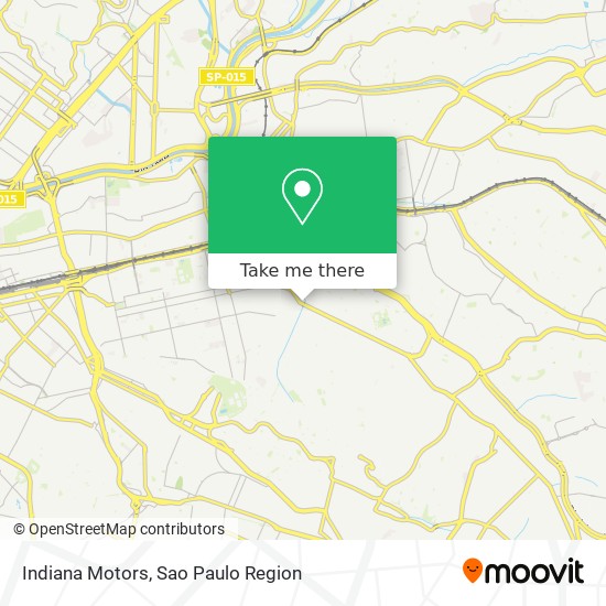 Mapa Indiana Motors