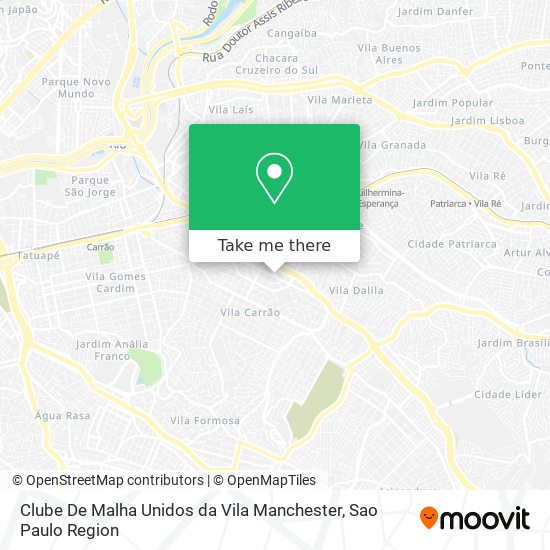 Clube De Malha Unidos da Vila Manchester map