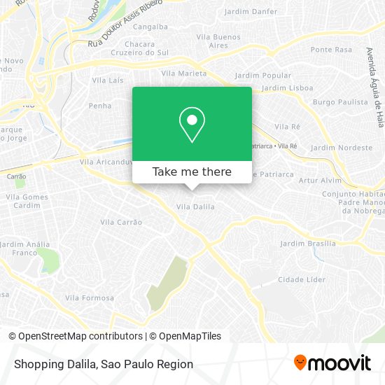 Mapa Shopping Dalila