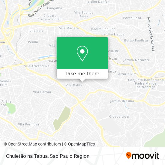 Chuletão na Tabua map