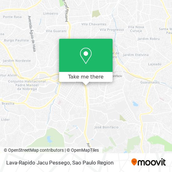 Lava-Rapido Jacu Pessego map