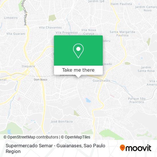 Supermercado Semar - Guaianases map