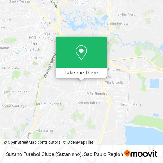 Suzano Futebol Clube (Suzaninho) map