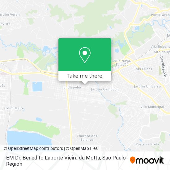 EM Dr. Benedito Laporte Vieira da Motta map