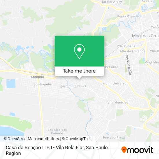 Casa da Benção ITEJ - Vila Bela Flor map