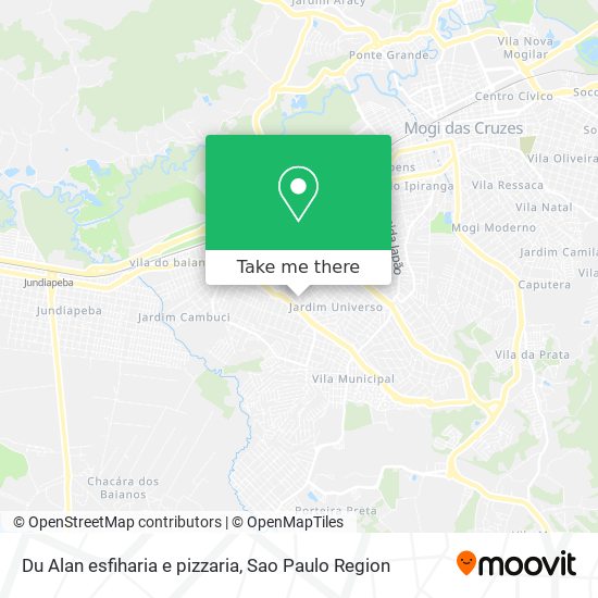 Du Alan esfiharia e pizzaria map