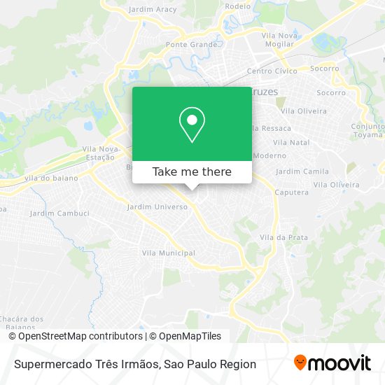 Supermercado Três Irmãos map