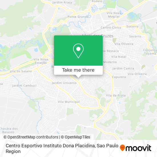 Centro Esportivo Instituto Dona Placidina map