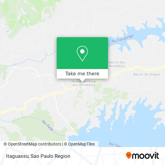 Itaguassu map