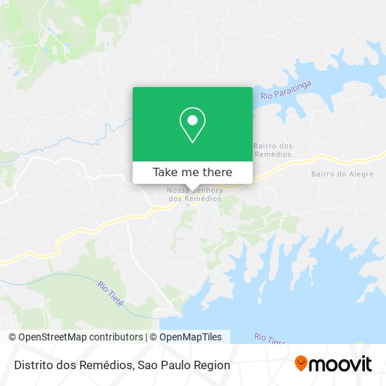 Distrito dos Remédios map