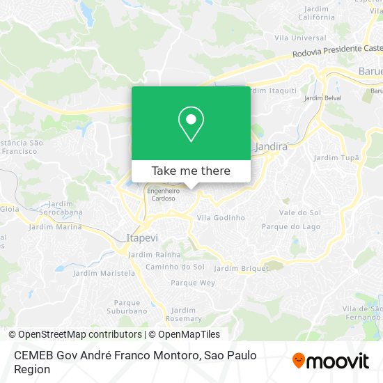 CEMEB Gov André Franco Montoro map