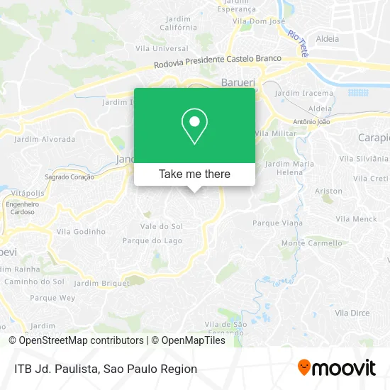 ITB Jd. Paulista map