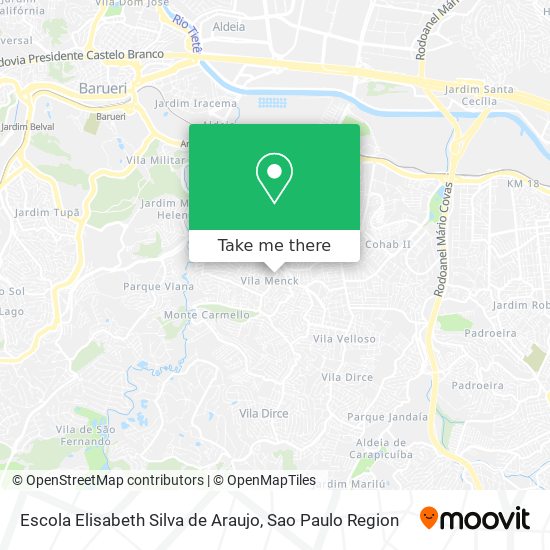 Escola Elisabeth Silva de Araujo map