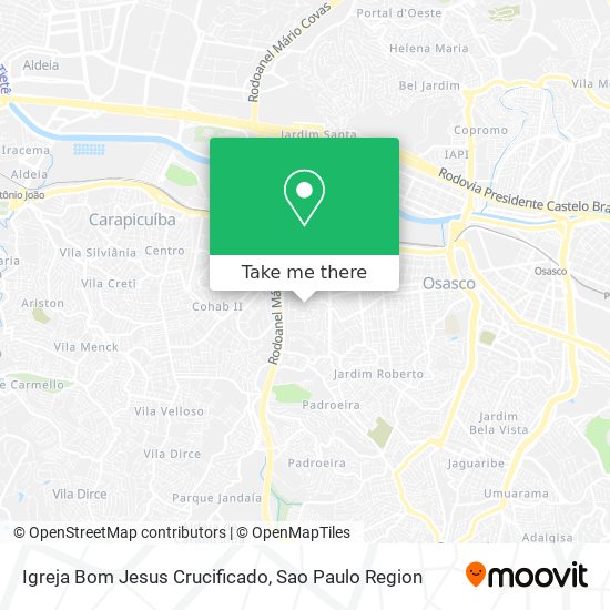 Igreja Bom Jesus Crucificado map