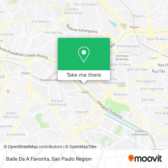 Baile Da A Favorita map