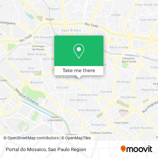 Portal do Mosaico map