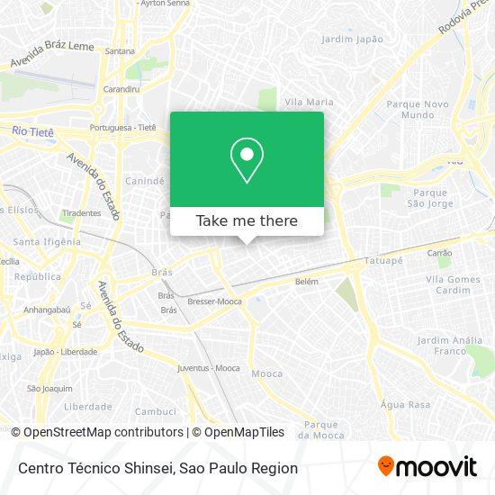 Centro Técnico Shinsei map