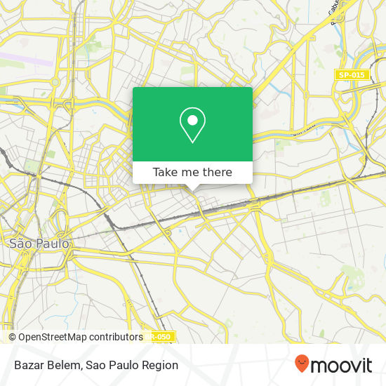 Bazar Belem map