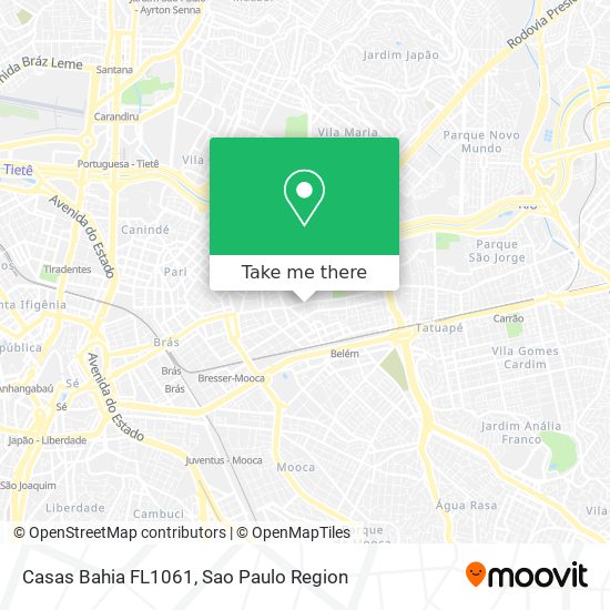 Mapa Casas Bahia FL1061