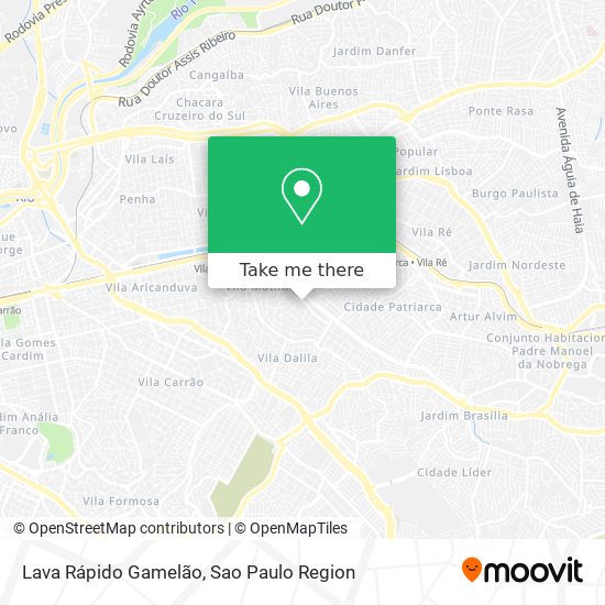 Lava Rápido Gamelão map