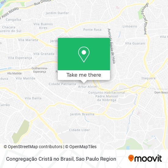 Congregação Cristã no Brasil map