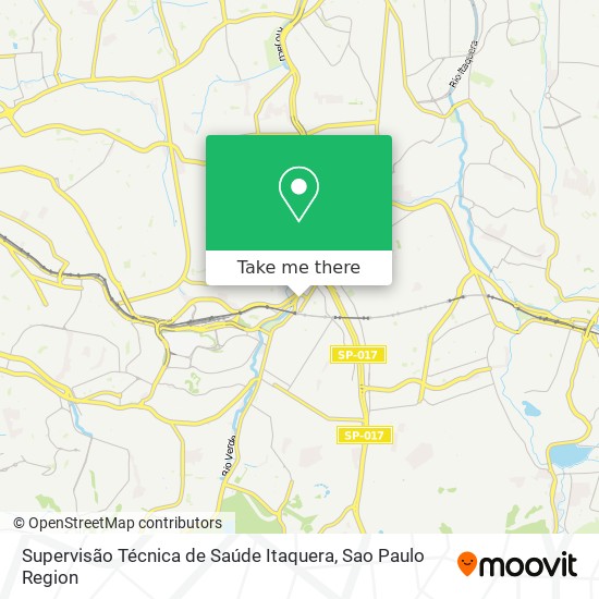 Supervisão Técnica de Saúde Itaquera map