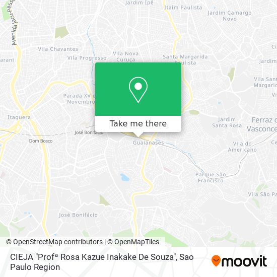 CIEJA "Profª Rosa Kazue Inakake De Souza" map
