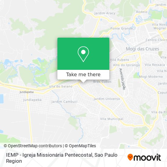IEMP - Igreja Missionária Pentecostal map