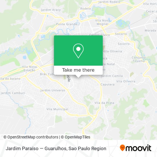 Jardim Paraíso — Guarulhos map