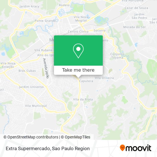 Extra Supermercado map