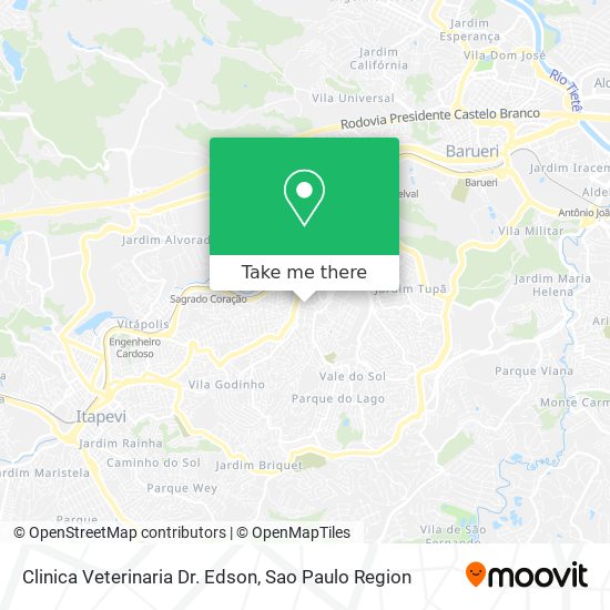 Clinica Veterinaria Dr. Edson map