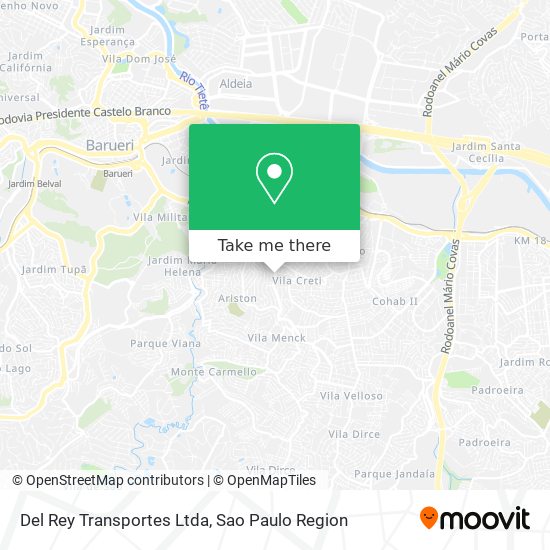 Mapa Del Rey Transportes Ltda