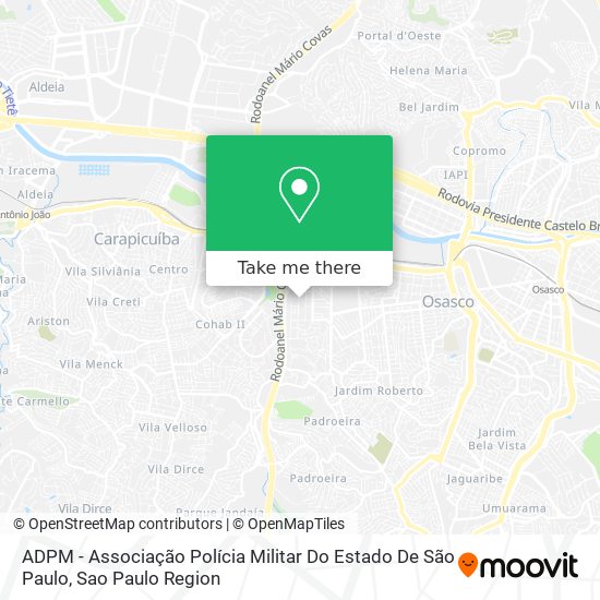 ADPM - Associação Polícia Militar Do Estado De São Paulo map