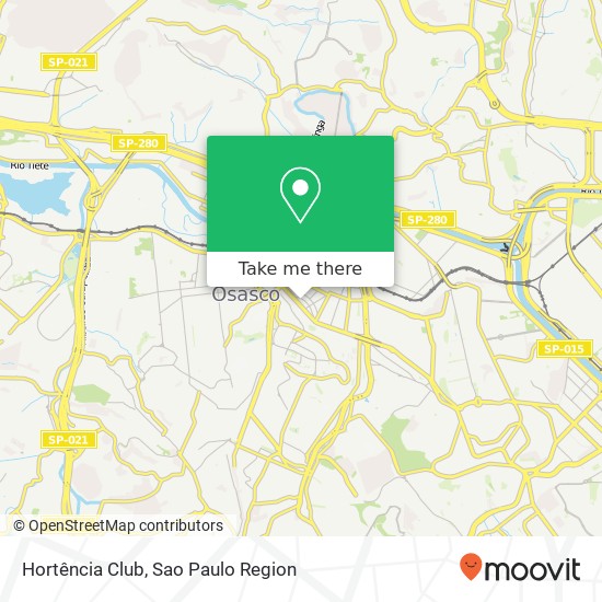 Hortência Club map