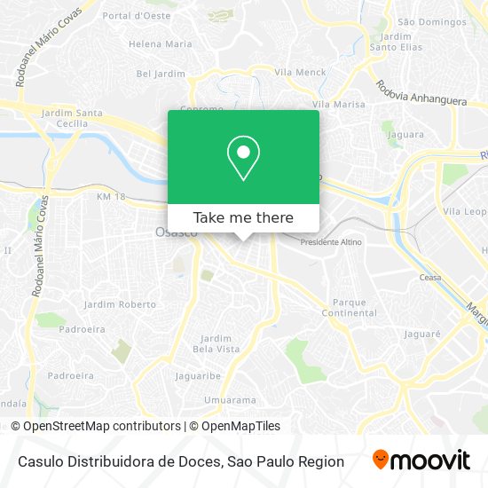 Casulo Distribuidora de Doces map
