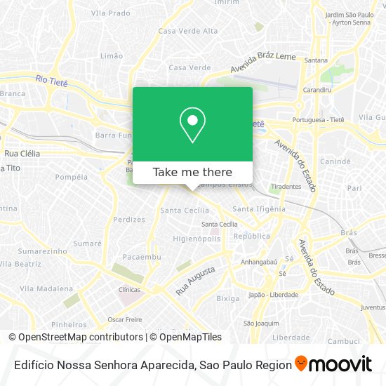 Edifício Nossa Senhora Aparecida map