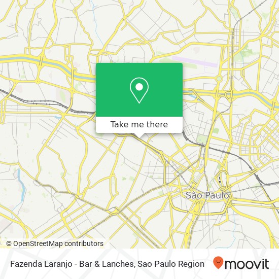 Mapa Fazenda Laranjo - Bar & Lanches