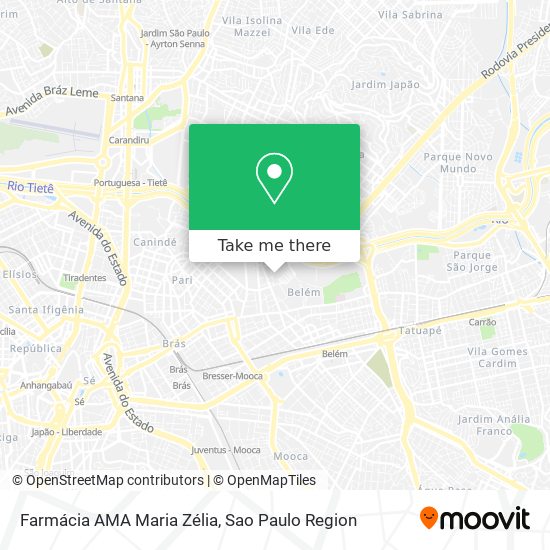 Farmácia AMA Maria Zélia map