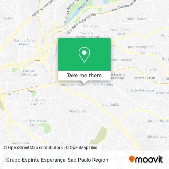 Grupo Espírita Esperança map