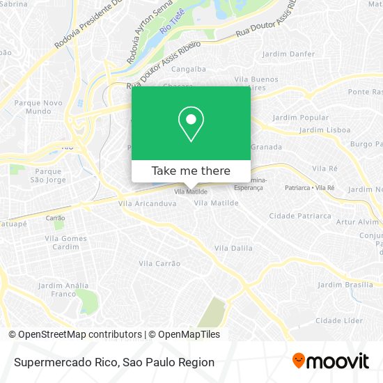 Mapa Supermercado Rico
