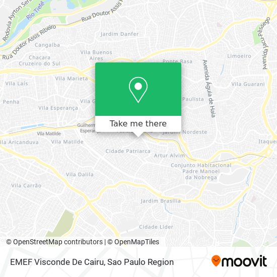 EMEF Visconde De Cairu map