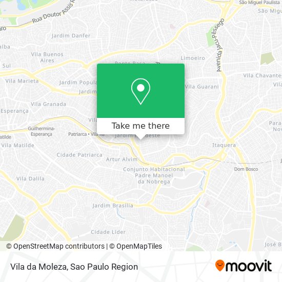Vila da Moleza map